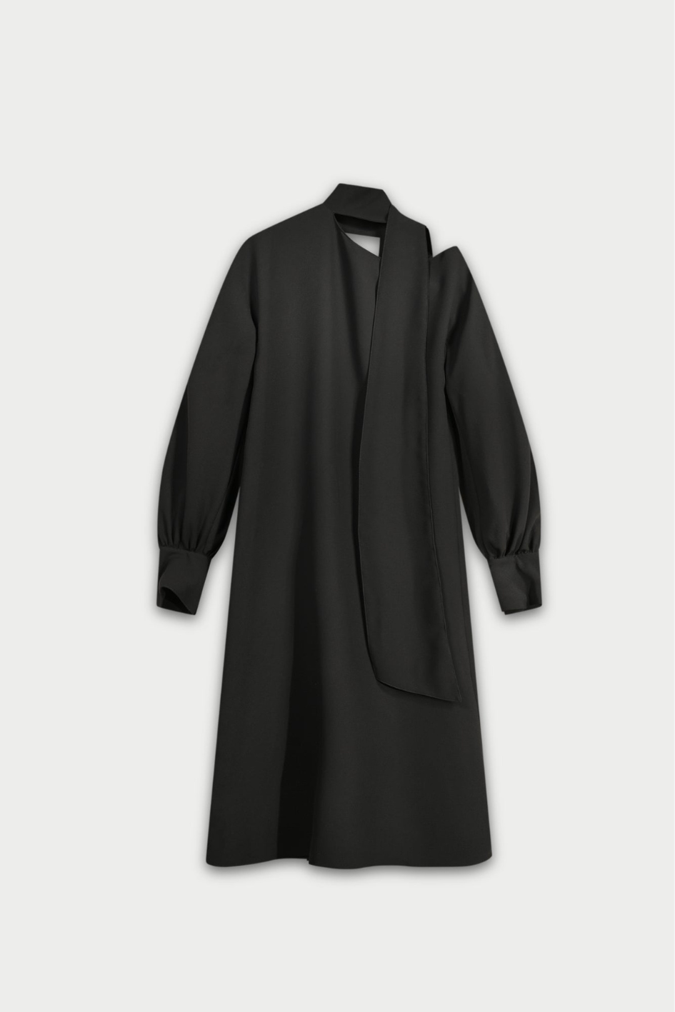 Lightweight Textured Crepe Dress