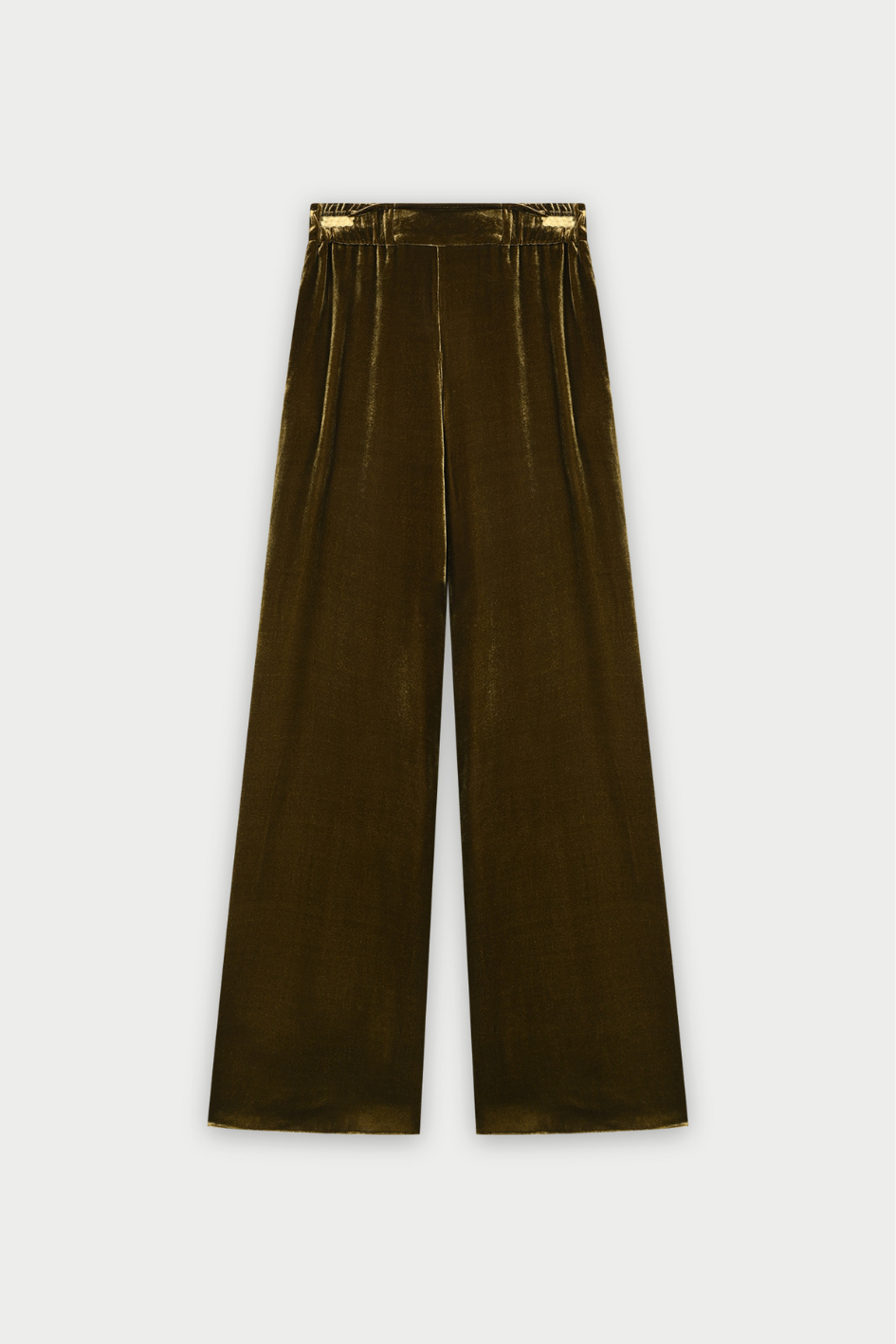 Trousers in Silk Velvet