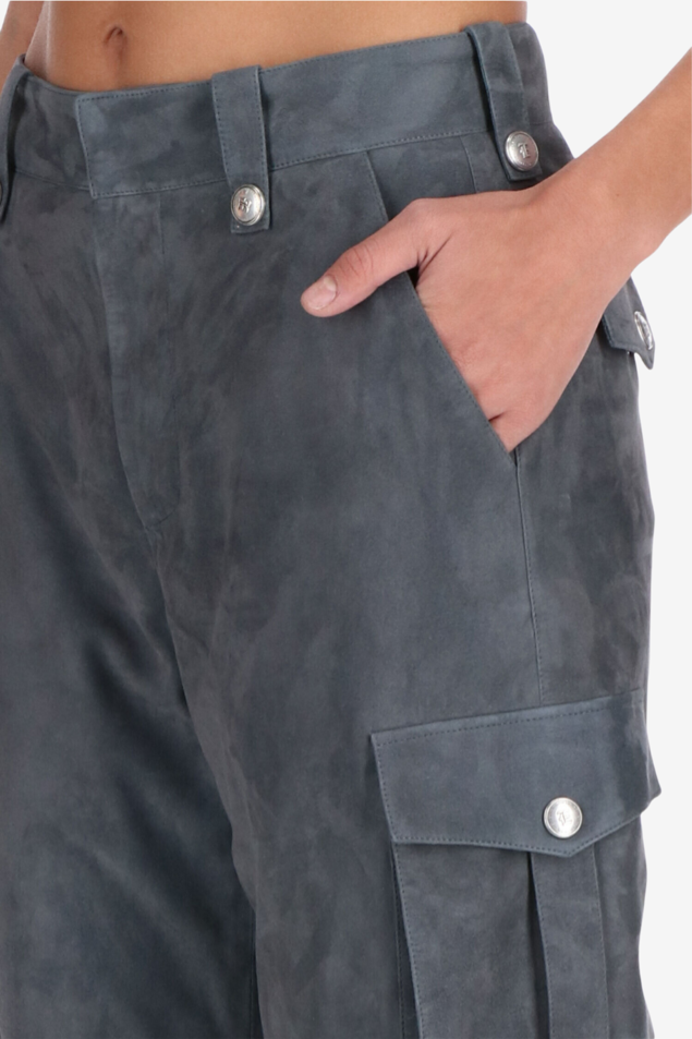 Cargo Leather Pant