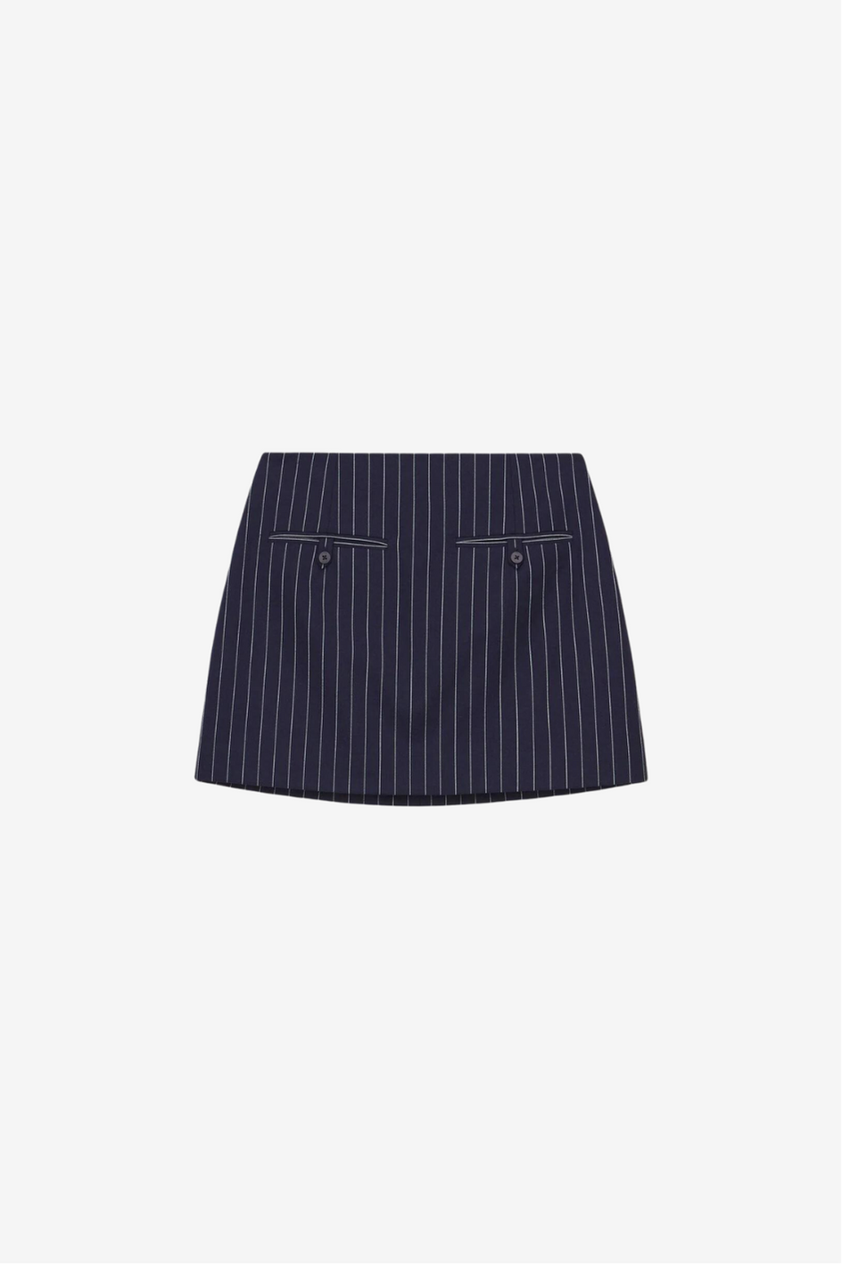 Pinstripe Annette Skirt