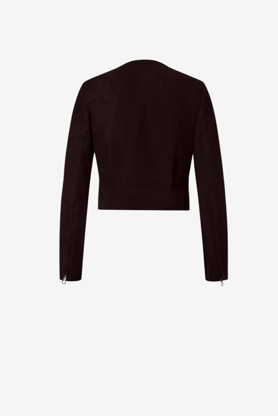 Kurze Lederjacke aus Lammwildleder