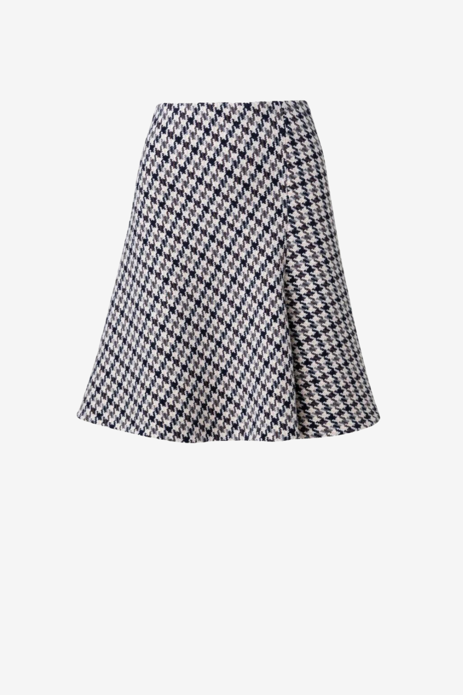 Knielanger A-Linien-Rock aus Wolle