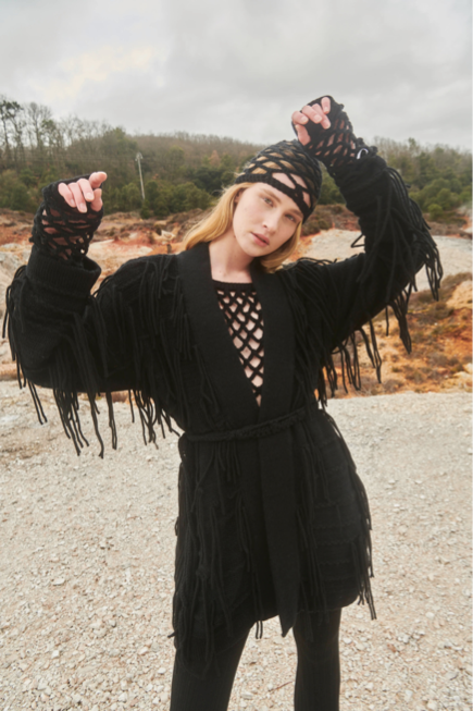 Black Spell Psychedelic Cardigan