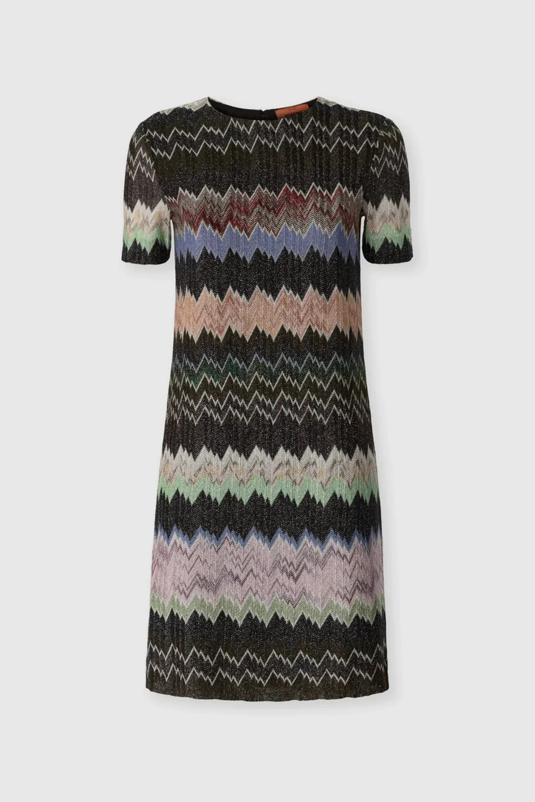 Lamé Viscose Midi Dress with Snake Motif