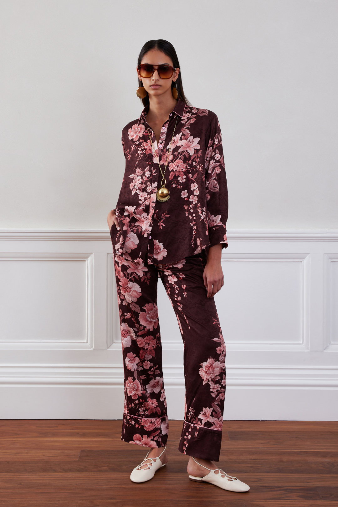 Havana Jacquard Pants