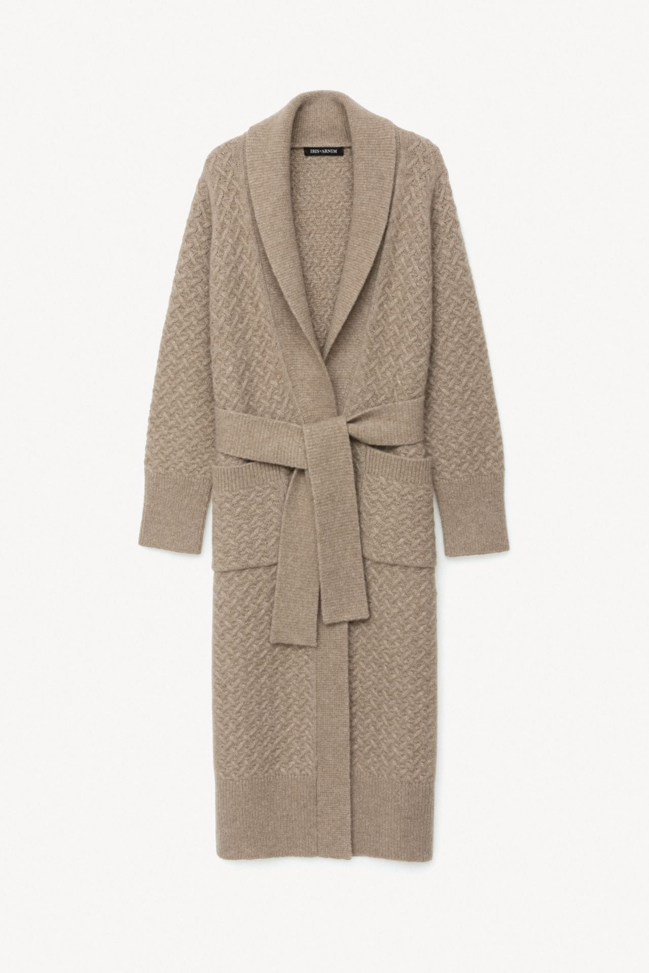 Sapphira Cashmere-Seide Mantel