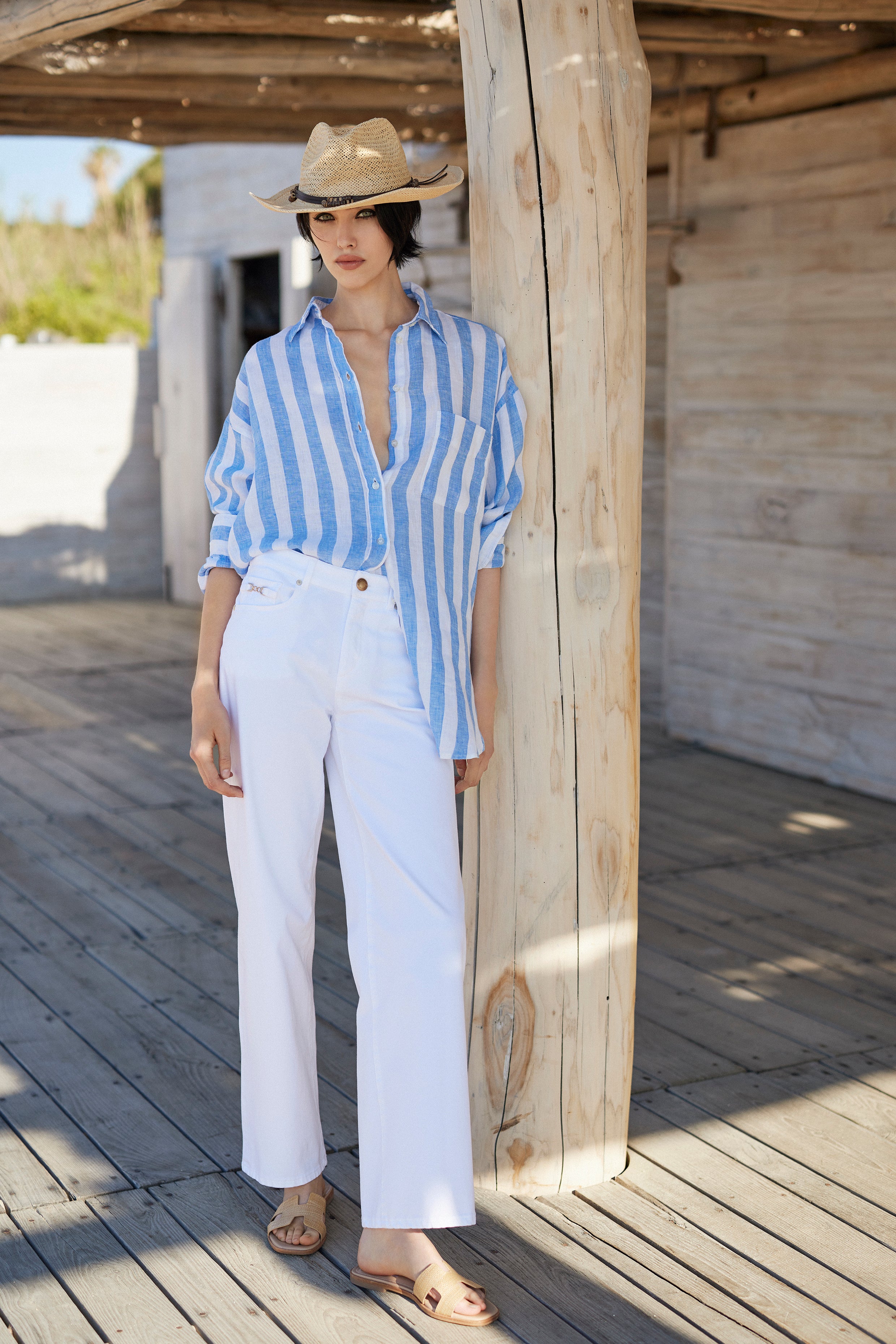 Meron cropped Denim Jeans