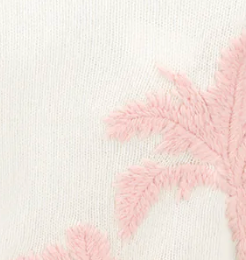 Wrap Cardigan with Floral Back Detail