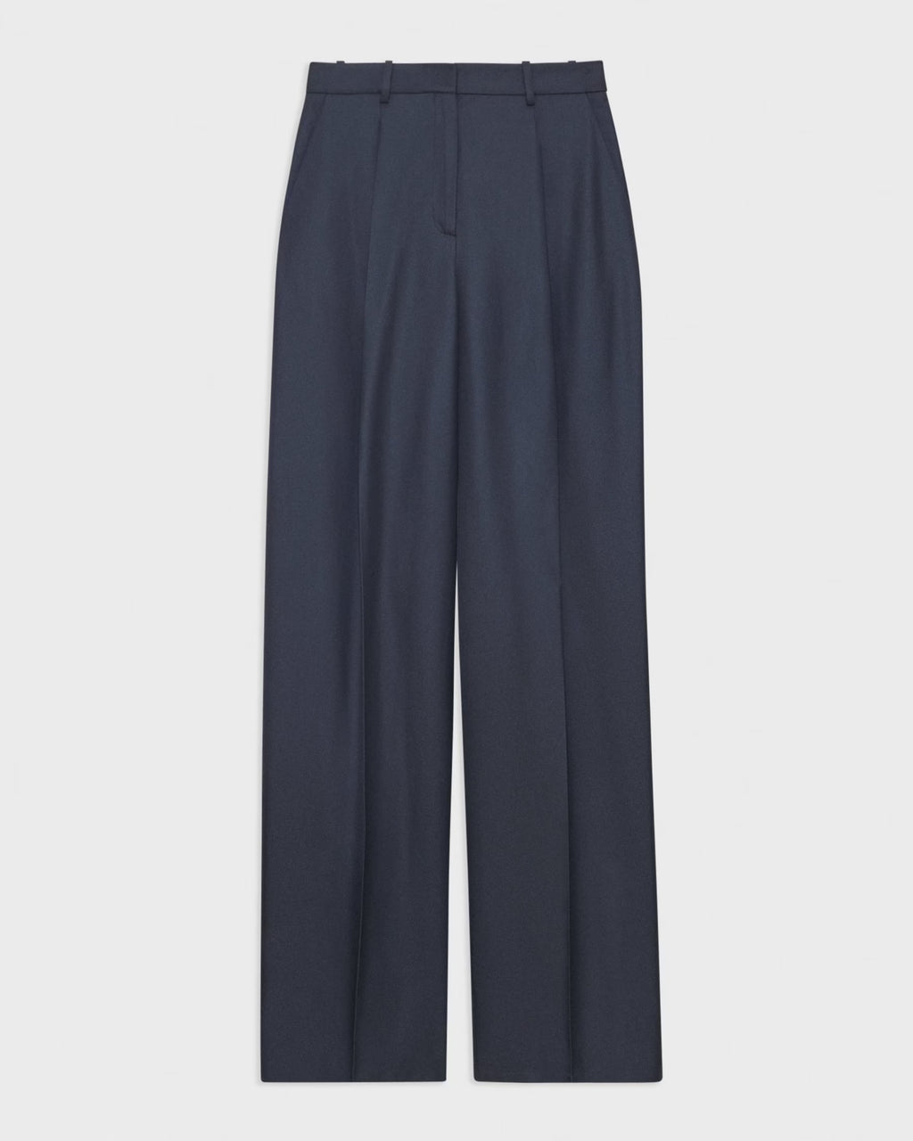 Single-Pleat Pant in Viscose Twill
