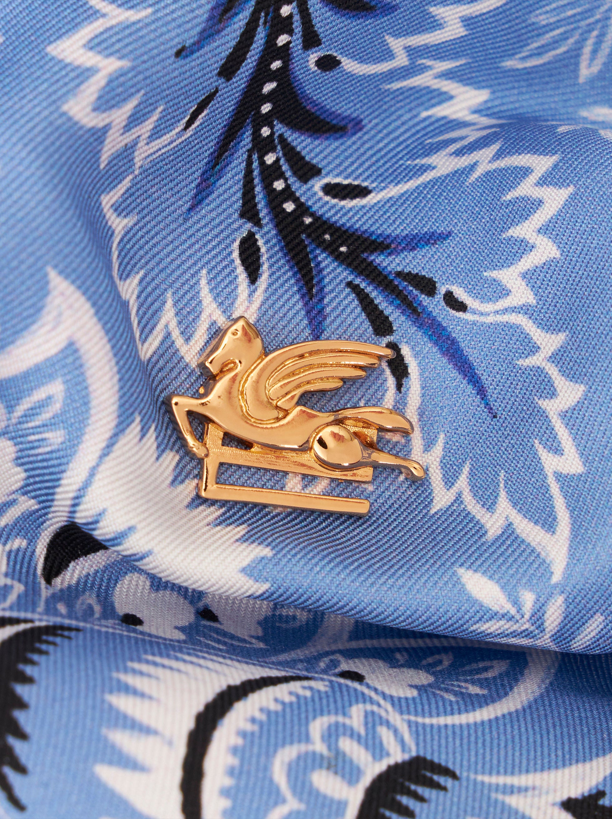 Printed Silk Hair Band