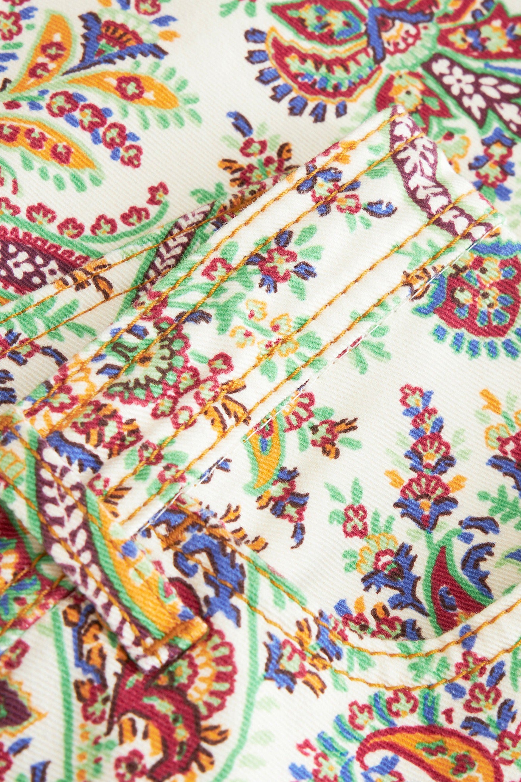 Slim Denim with Paisley