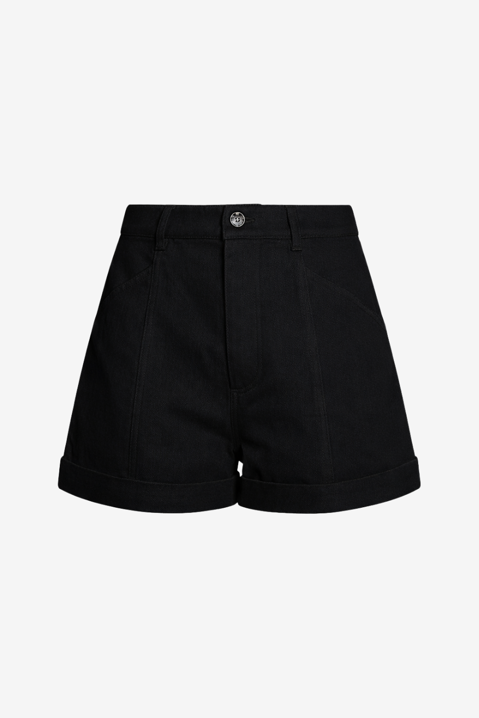 Black Shorts with Turn-up