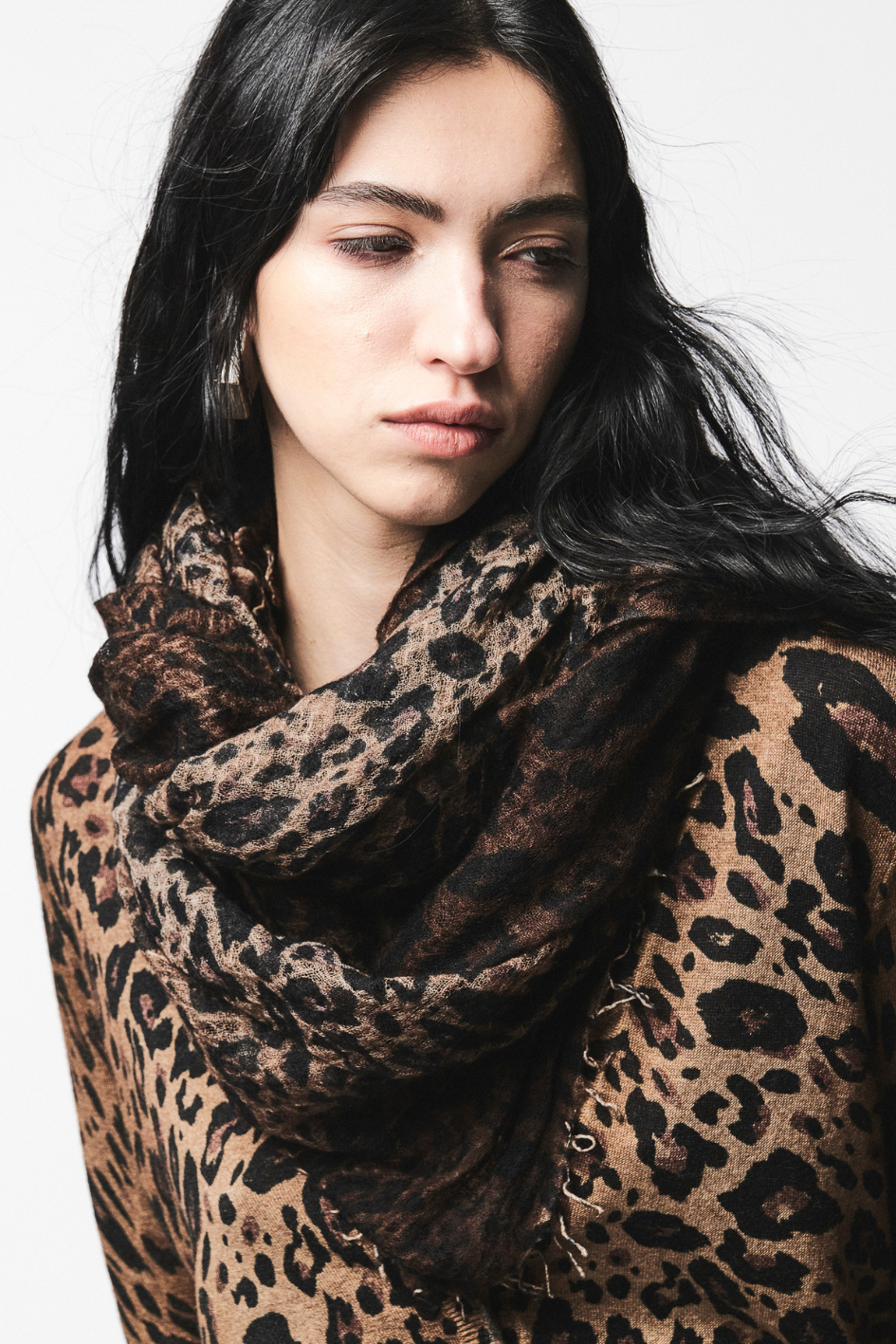 Leopard Print Scarf