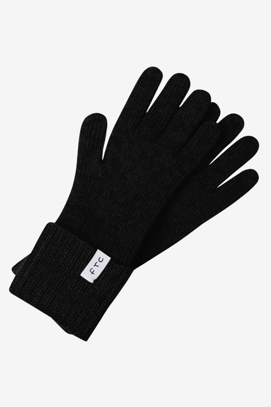 Rib Stitch Cashmere Gloves