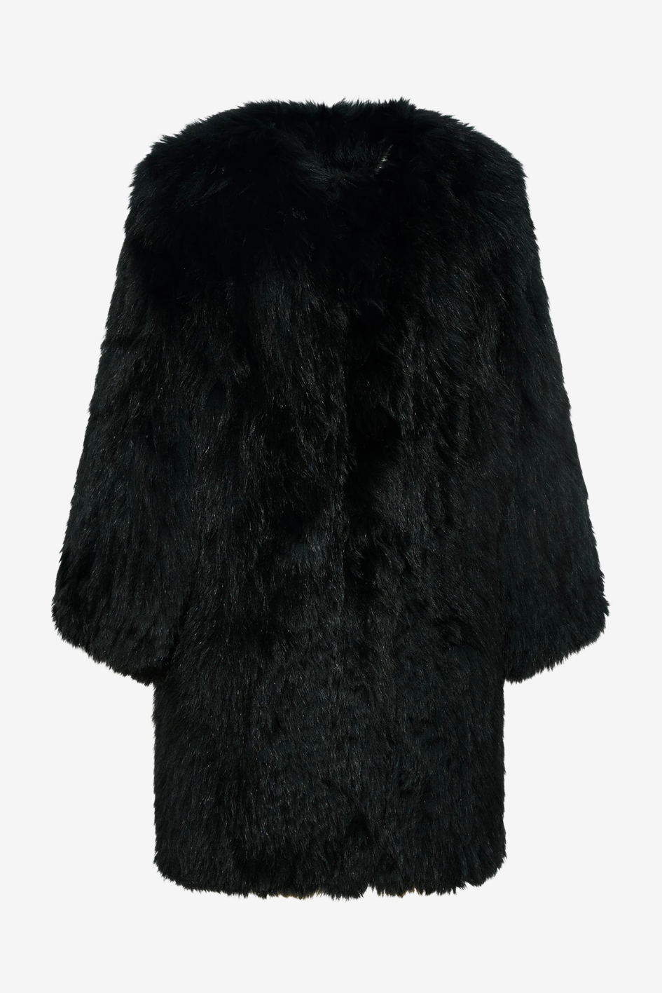 Black Feather Coat