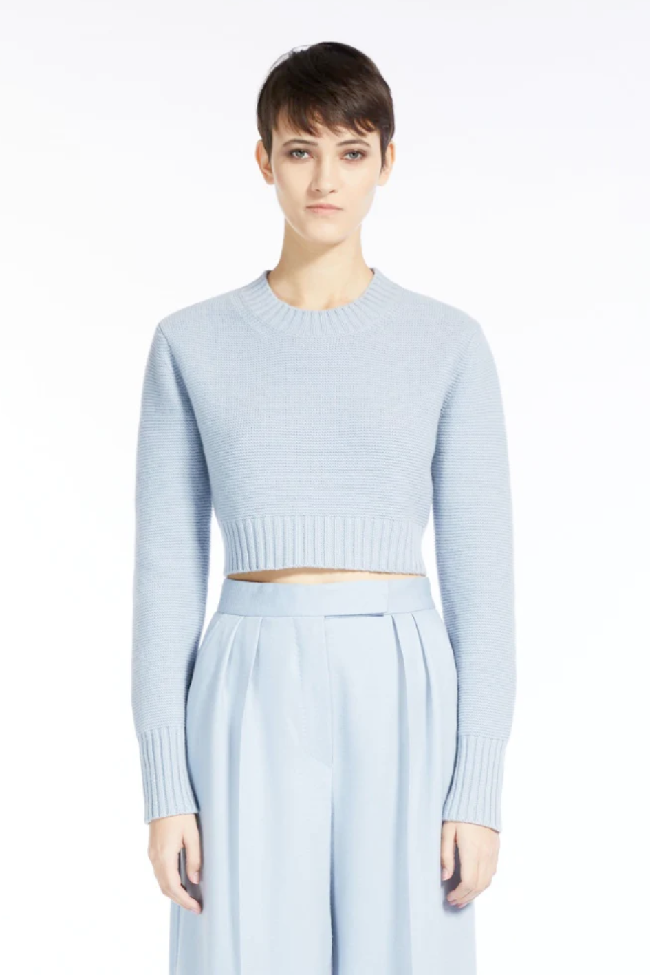 Cropped-Pullover aus Kaschmir