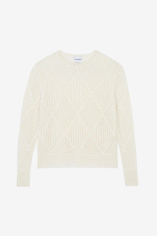 Cashmere Sweater with Openwork