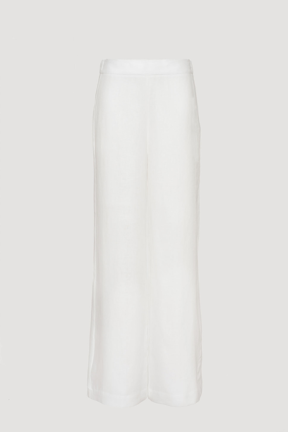 High-Waist Linen Pants