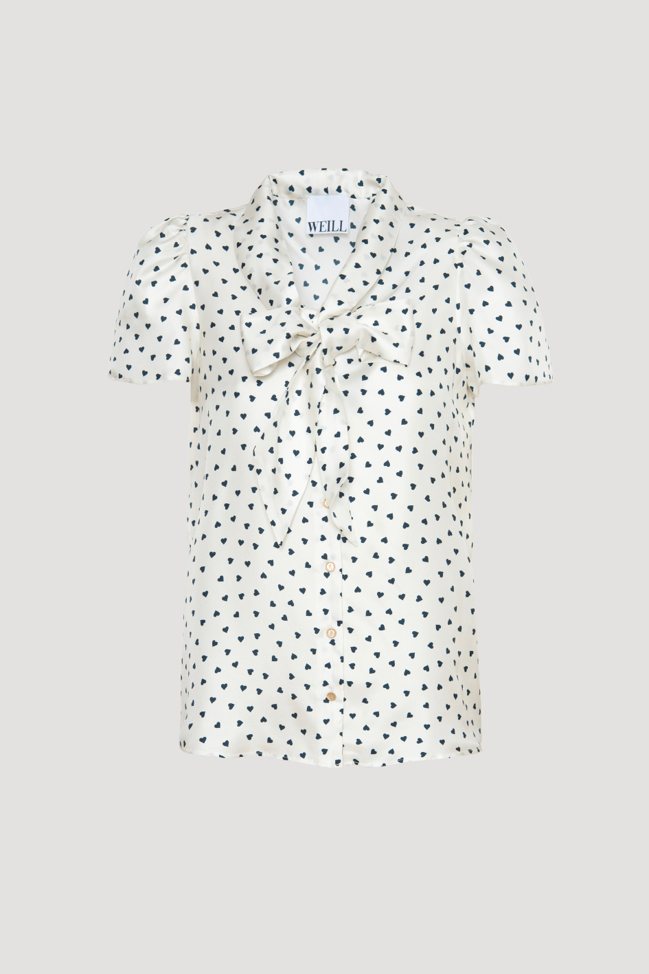 Blouse short Sleeve with Dots