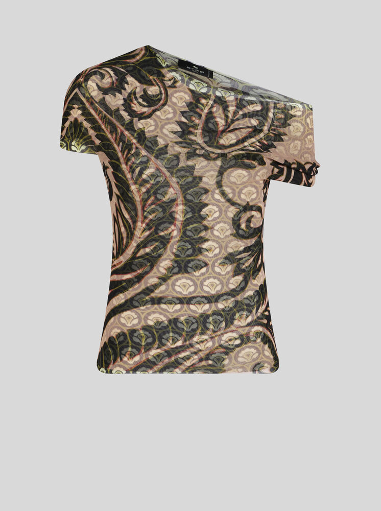 Dark Rose Shoulder-Off Top