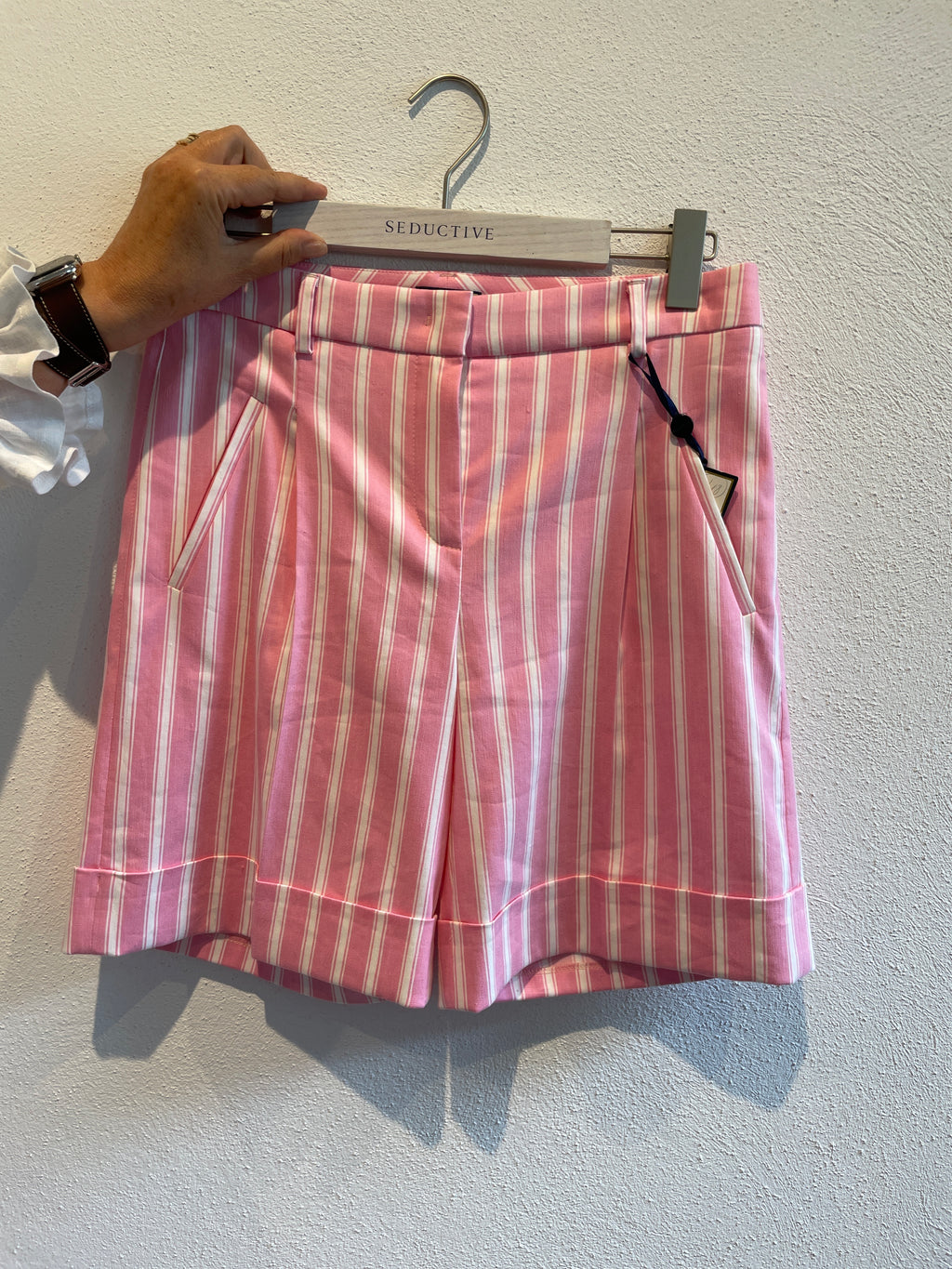 Sunny Pastel Linen Stripe Pants
