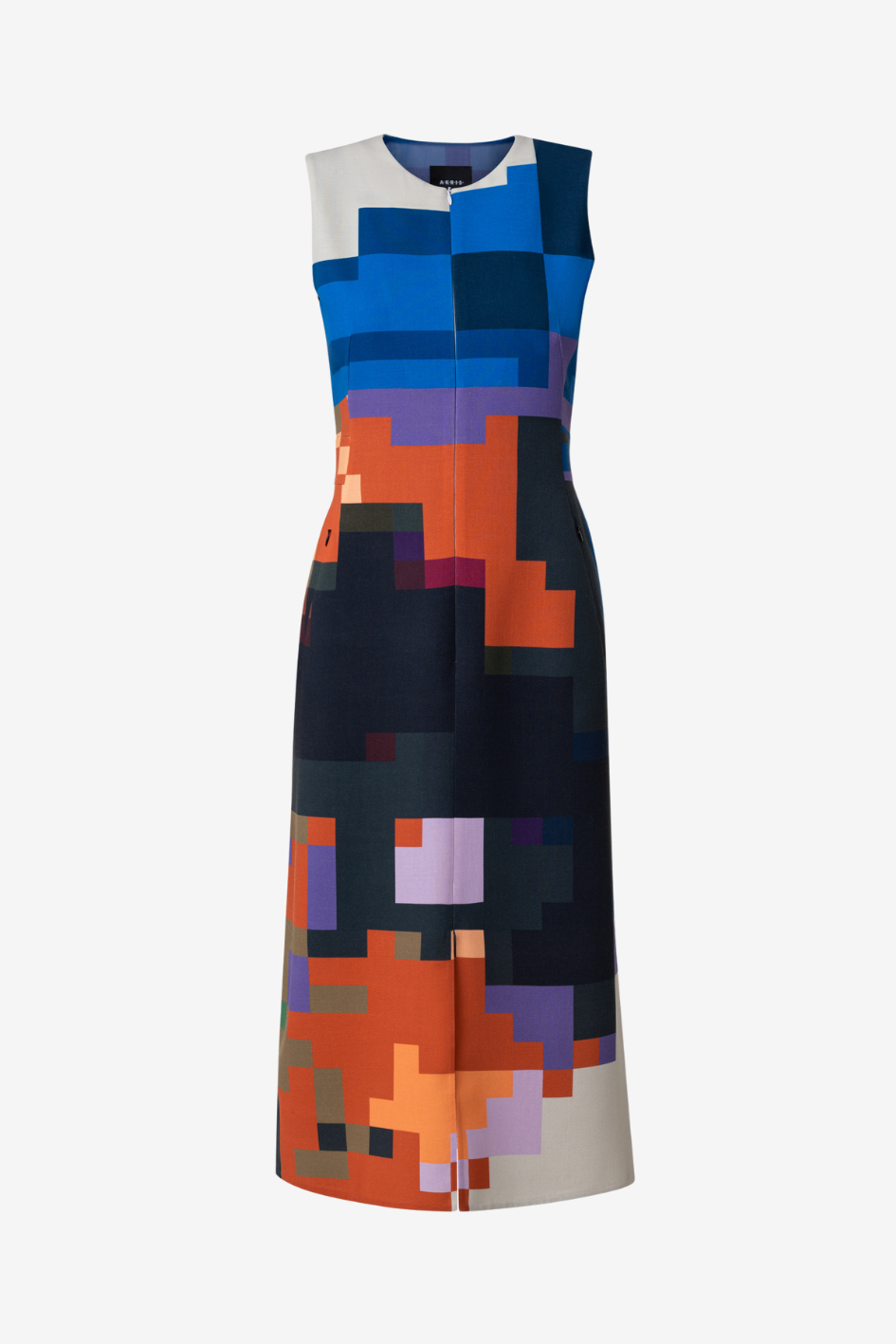 Double Face Wool Midi Dress