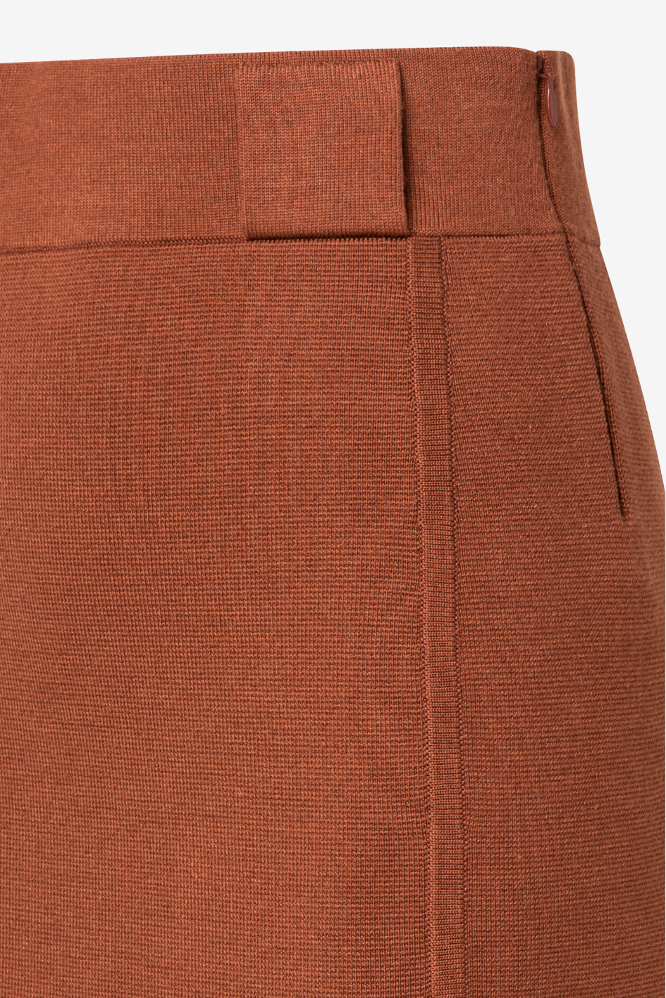 Wool silk stretch Pencil Skirt