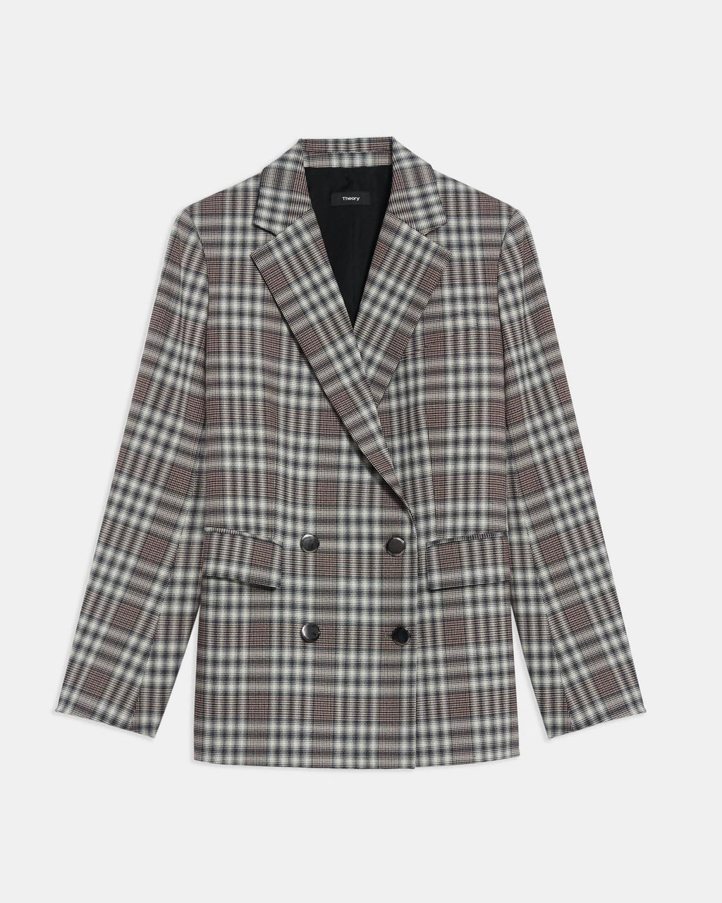 Piazza Jacket In Plaid Wool