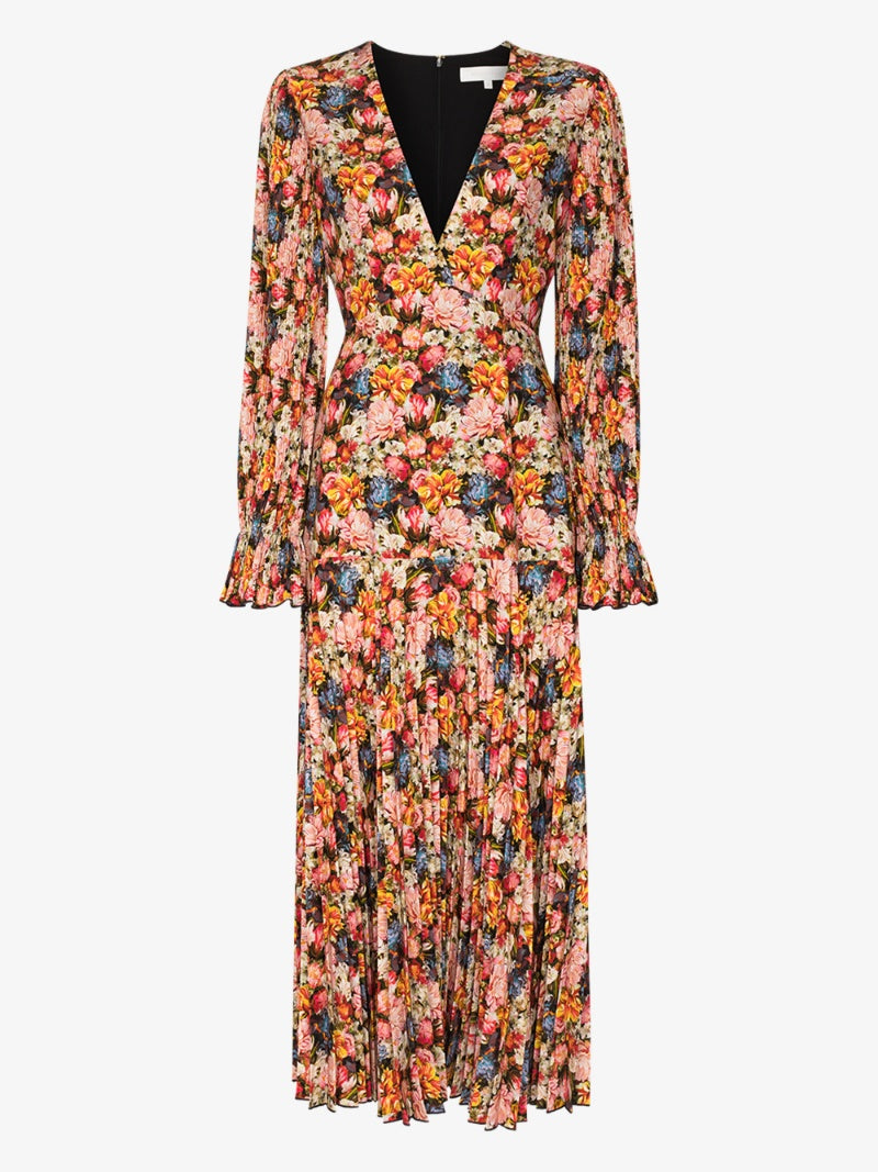 Alexis Floral Print Midi Dress