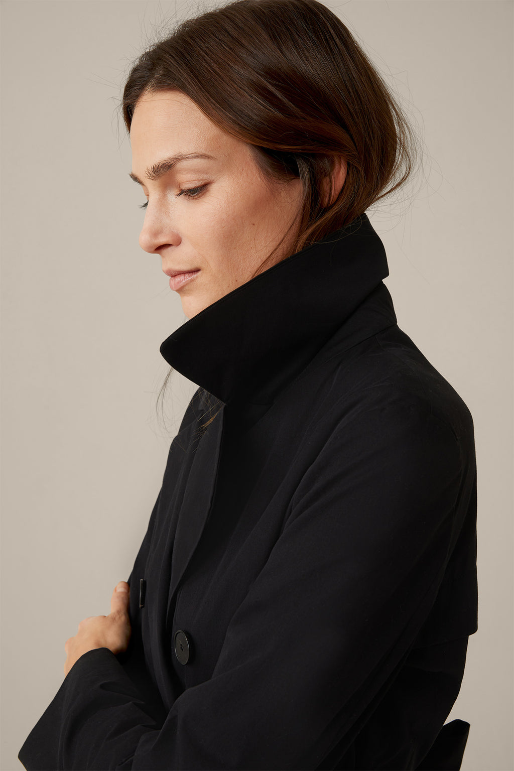 Trenchcoat in black