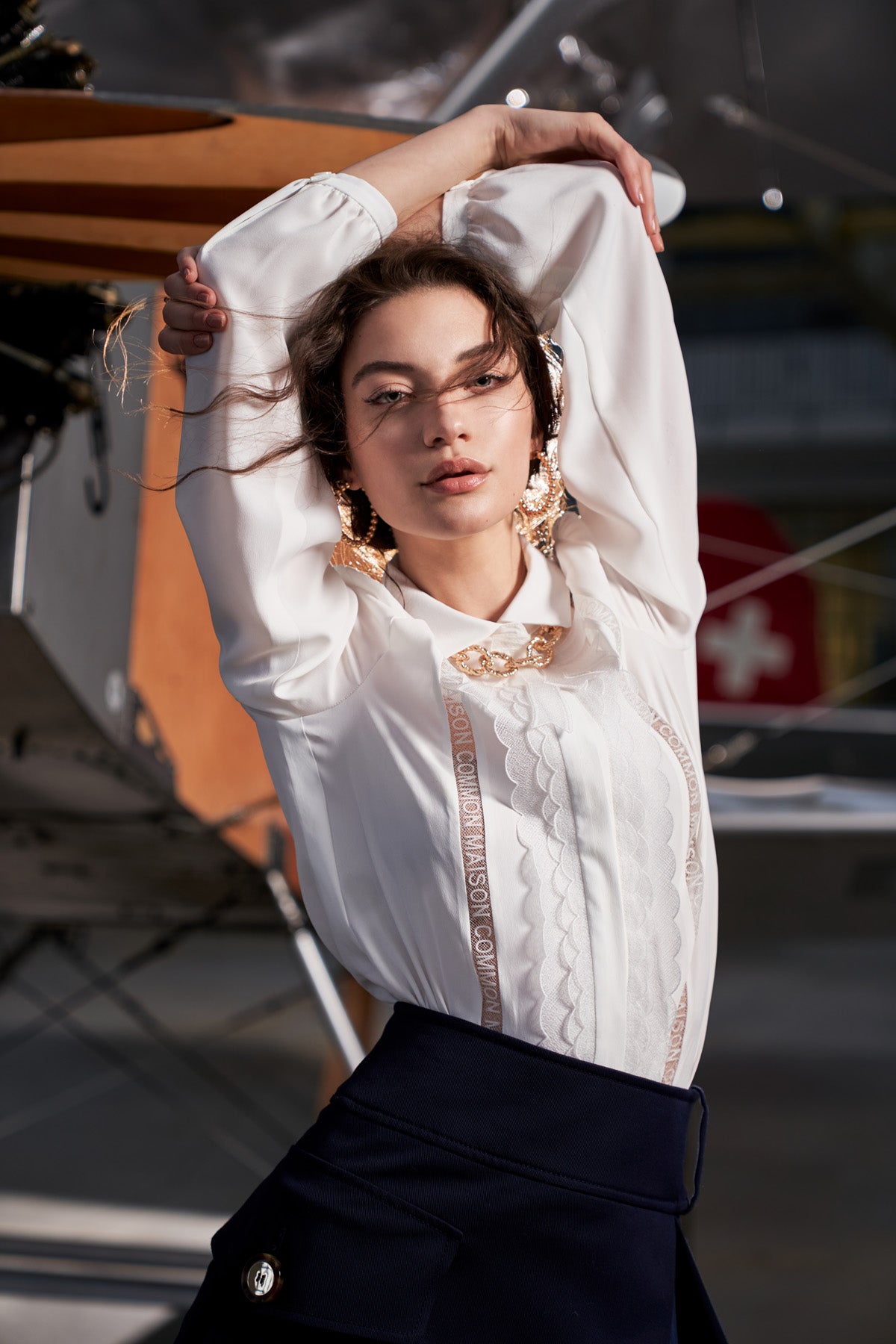 State Of The Art Silk Blouse