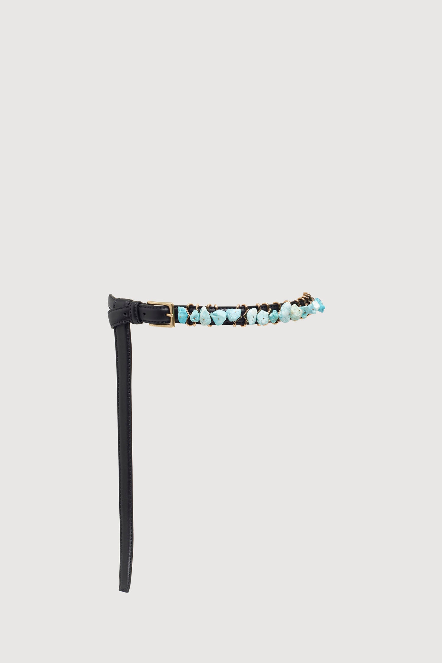 Belt with blue Stones
