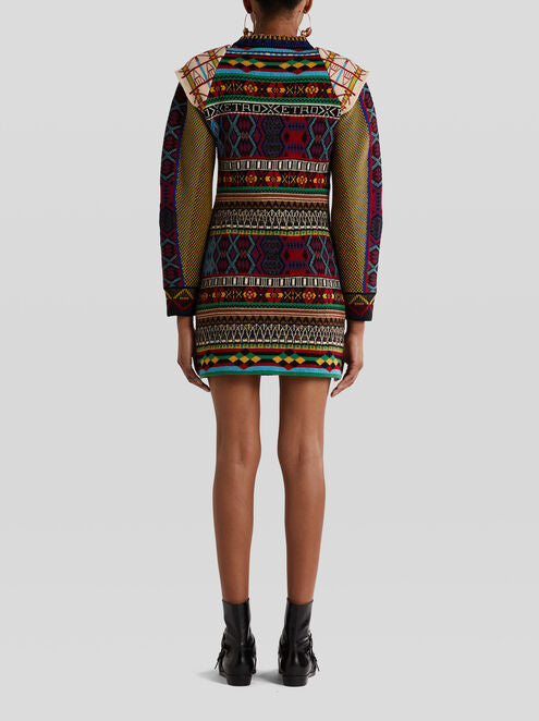 Jacquard Knit Dress