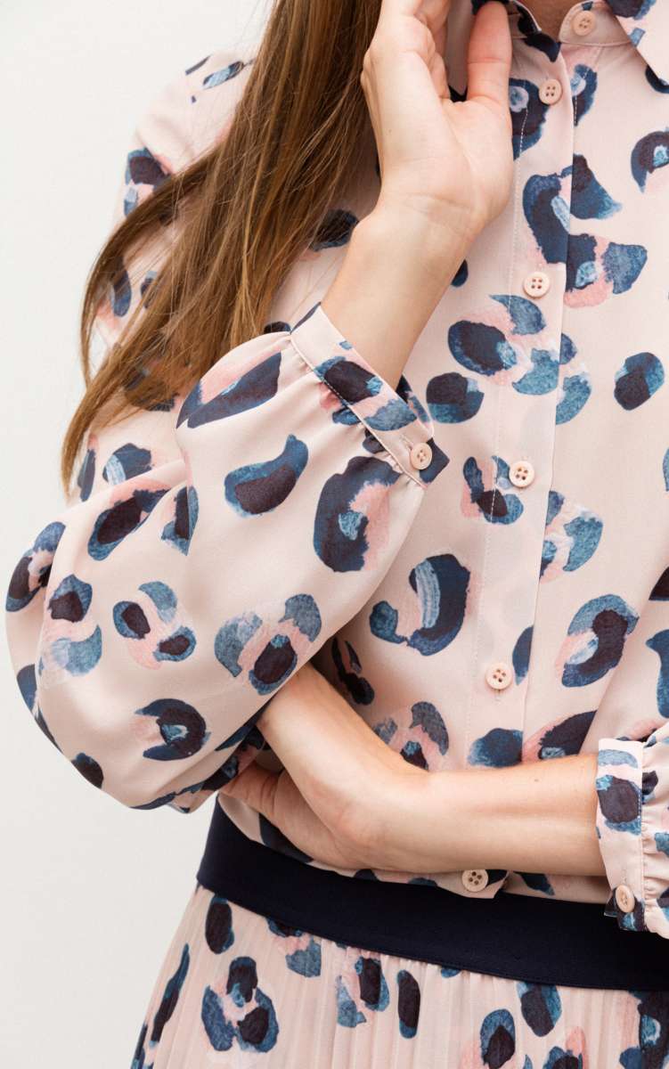 Malea Leopard Bluse