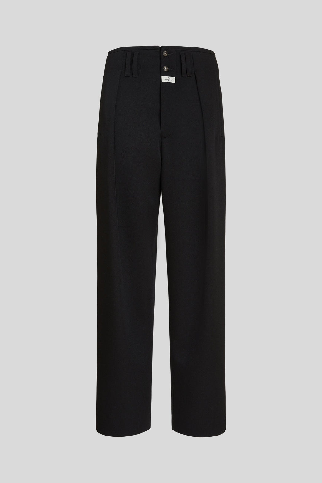 Wool Trousers with Tucks