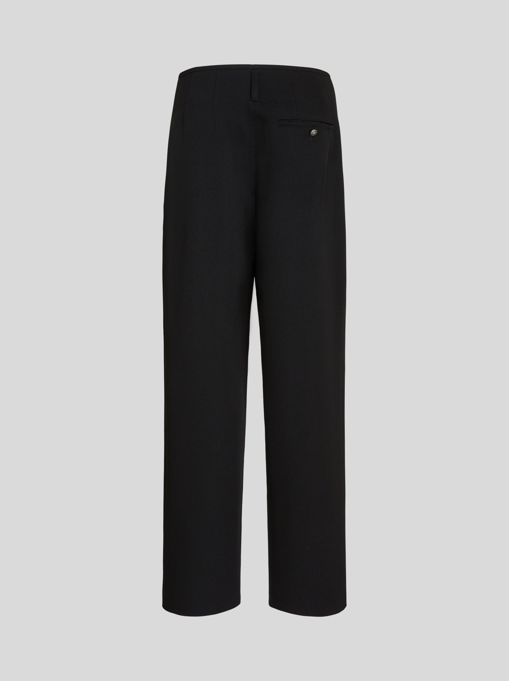 Wool Trousers with Tucks