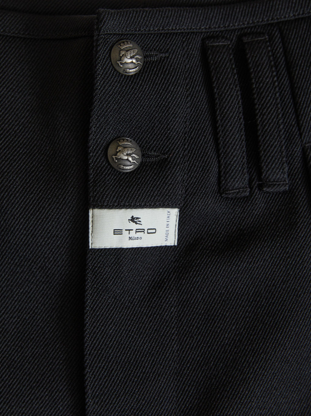 Wool Trousers with Tucks