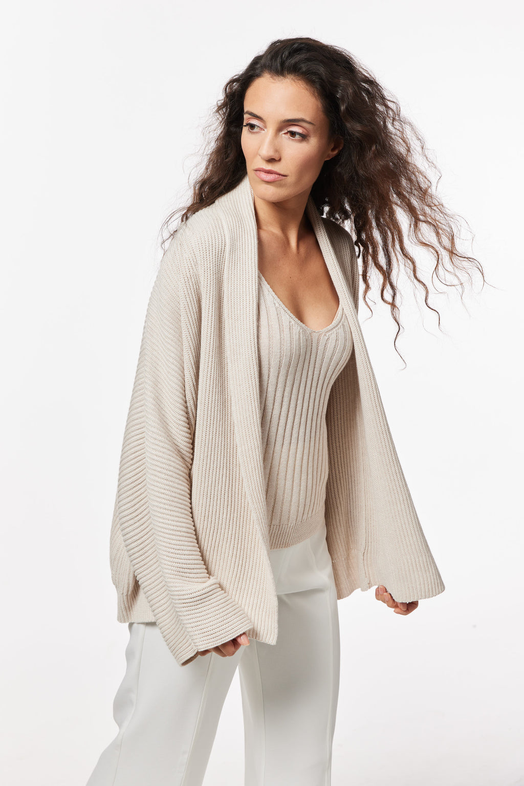 Wrap Jacket with thin belt