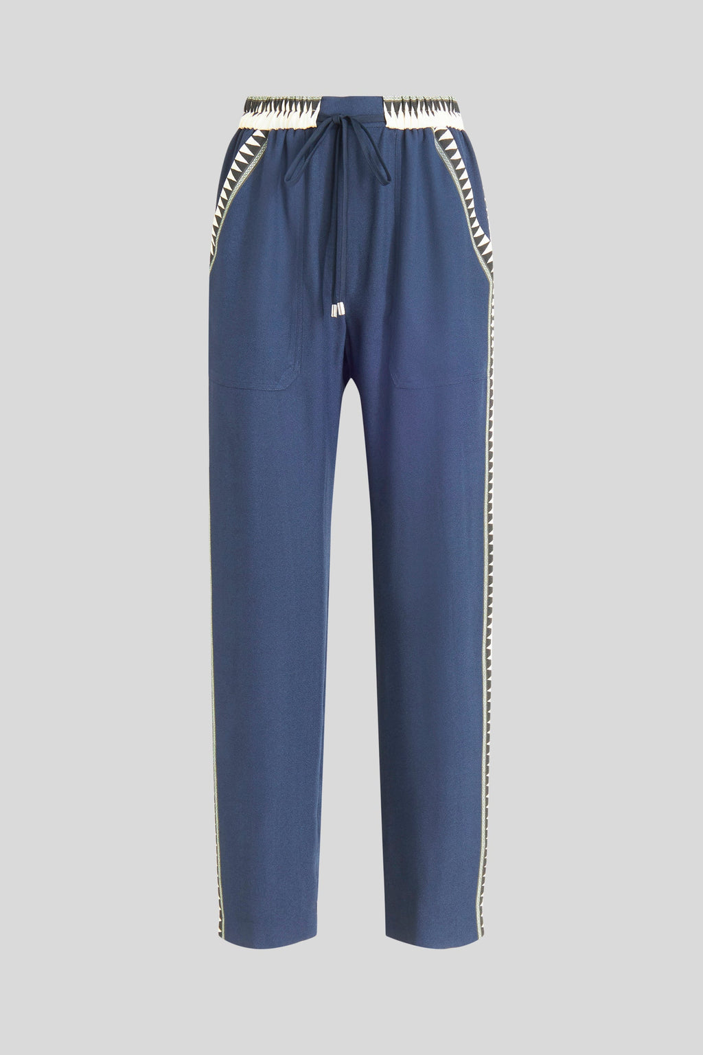 Blue Joggerpant with Lacing