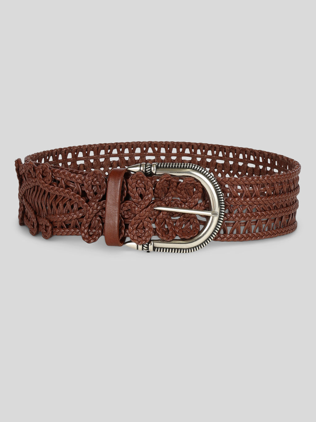 Braided Belt with Classic Buckle