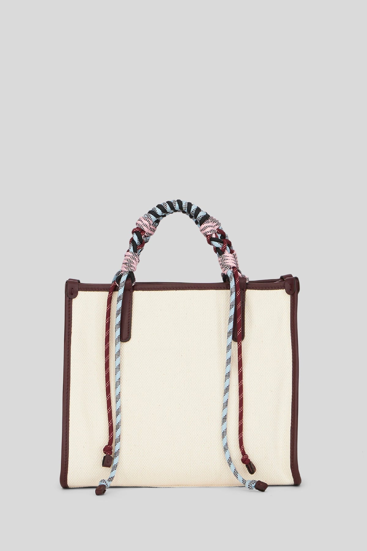 Logo Shopper with Braided Hankle