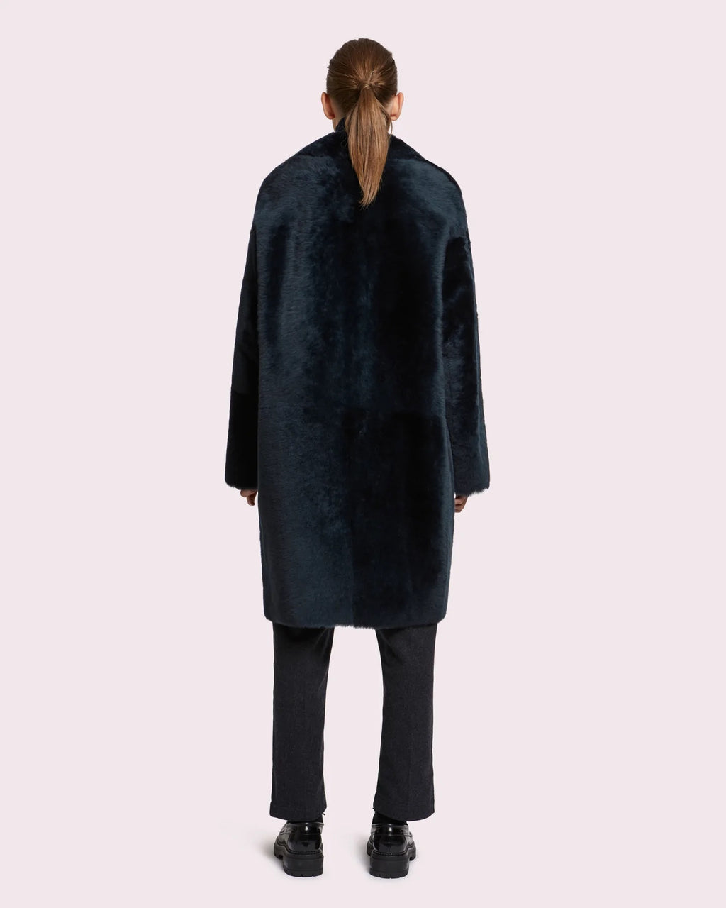Oversized Shearling Coat