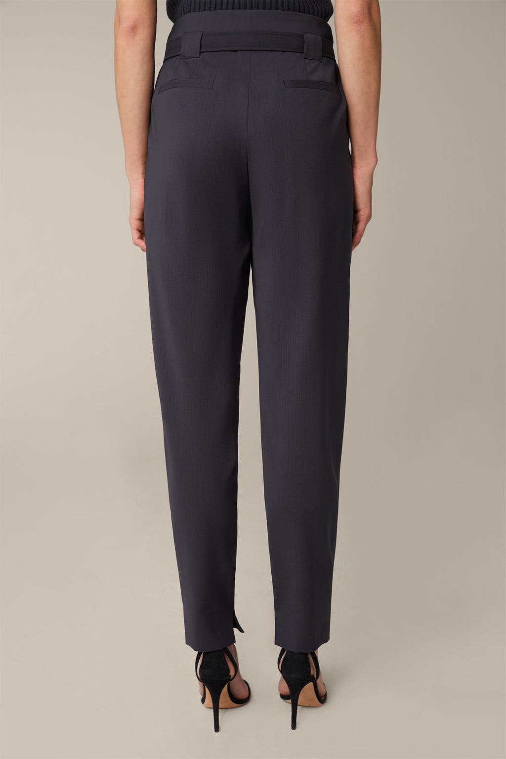 Bundfaltenhose in Anthrazit