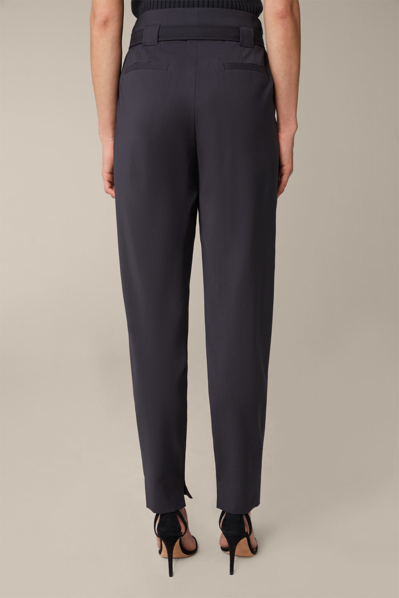 Bundfaltenhose in Anthrazit