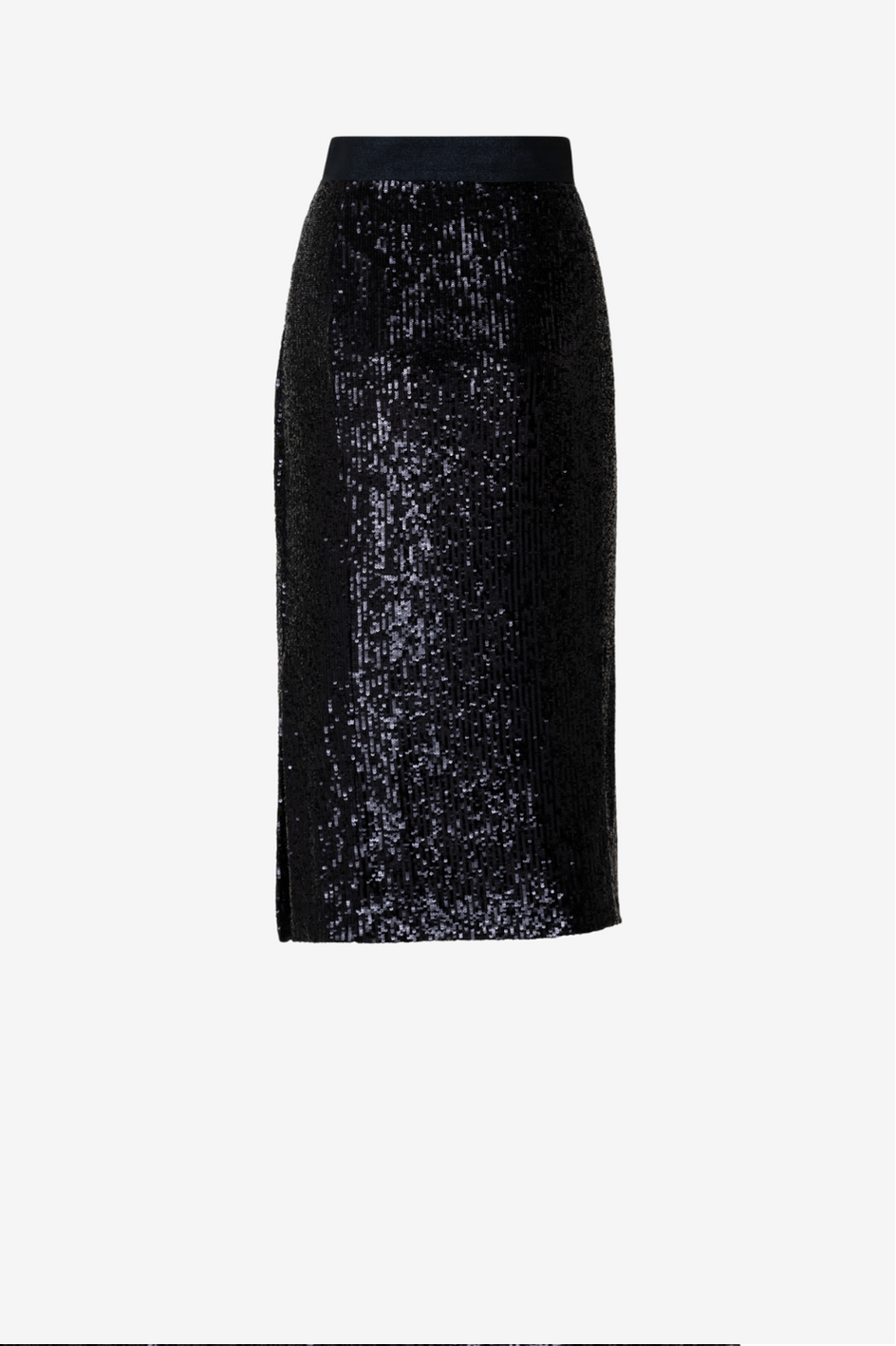 Long black Sequin Skirt