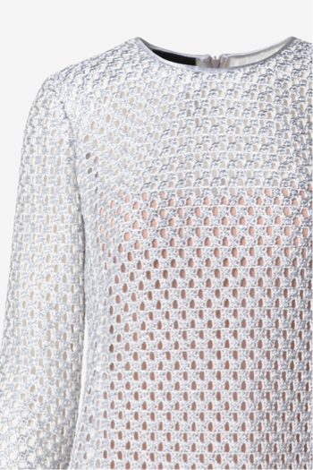 Metallic Sheath Dress