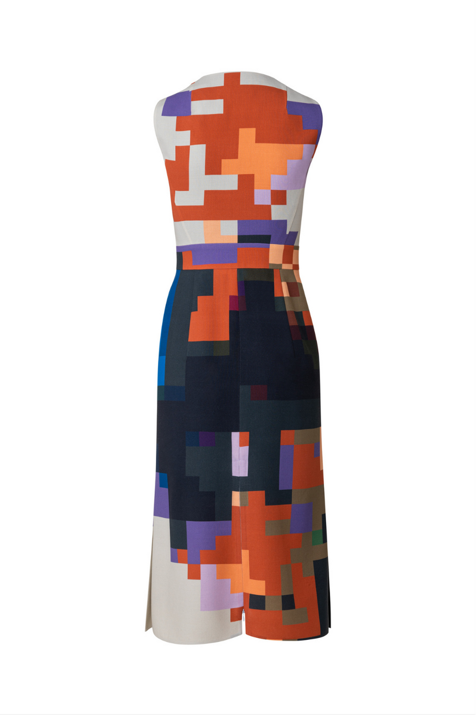 Double Face Wool Midi Dress