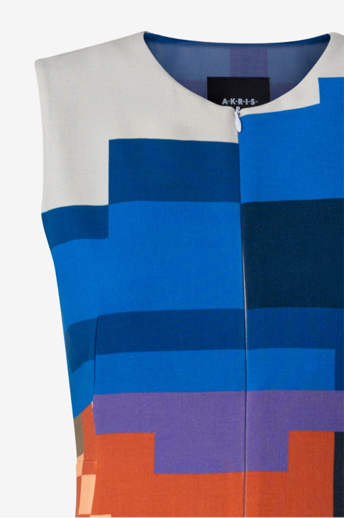 Double Face Wool Midi Dress