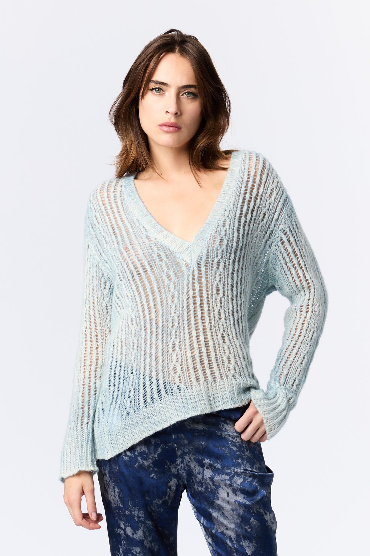 Sweater with Cable Knit