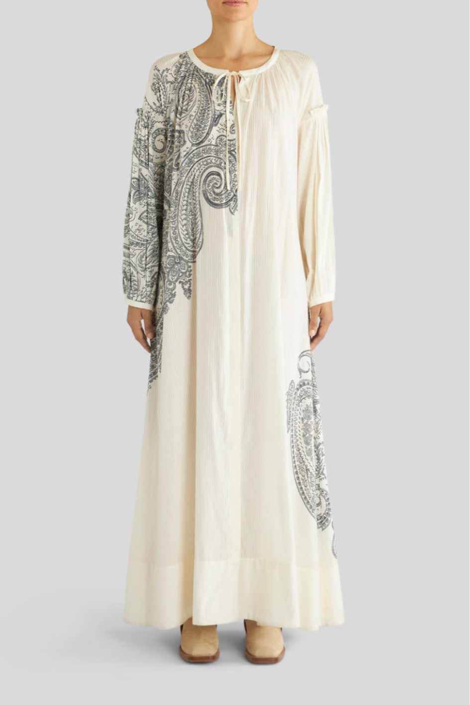 Placed Print Tunic Dress